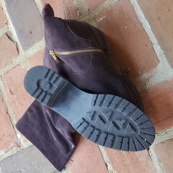 Michael Kors Brown Suede Boots - Picture 3 of 6